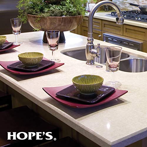 HOPE'S Perfect Countertop Cleaner and Polish 22-Ounce, Streak-Free Multi-Surface Cleaning Spray, Safe on Stone, Laminate, CORIAN, Granite, Quartz, Marble, Pack of 6 - style: 22 Fl Oz (Pack of 6)