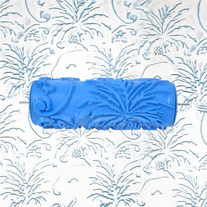 Nichiyo 5'' Texture Rubber Roller DIY Patterned Paint Roller - color: 040Y