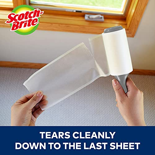Scotch-Brite 50% Stickier Lint Roller, 288 Sheets Total, 6 Pack - size: 6 Rollers (288 Sheets)