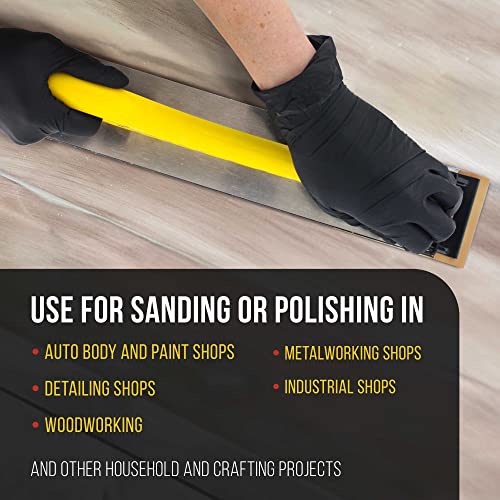Dura-Gold Pro Series Longboard Hand Sanding Block Hook & Loop & PSA Backing - style: Standard