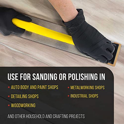 Dura-Gold Pro Series Longboard Hand Sanding Block Hook & Loop & PSA Backing - style: Standard