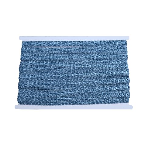 Gimp Braid Trim, 10 Yards 0.59 Inch Fabric Trim, Blue - color: blue, size: 10yard