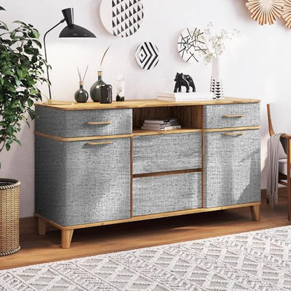 Gray Grasscloth Peel and Stick Wallpaper Textured 15.7in x 118.1in - color: Gray, size: 15.7" x 118.1"