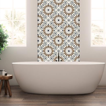 Peel and Stick Backsplash Tile Sticker, 5.91x11.81 inch, 15pcs - color: Fg-l51-hzw, size: 5.91 x 11.81 inch