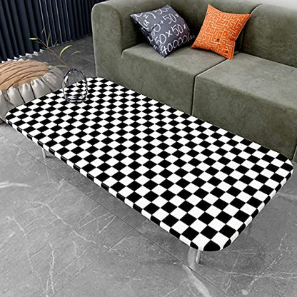 Decotalk Checkered Peel and Stick Wallpaper for Kitchen Backsplash Wall Paper Black and White Checkerboard Decor for Wall Cabinets Bathroom Removable Contact Paper Checkered Stick on Tile 120x12 Inch - size: 12" x 120"