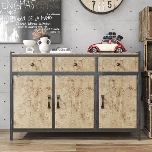 VEELIKE Aged Tan Concrete Wallpaper Peel and Stick Distressed Beige Limewash Wallpaper for Bedroom Bathroom Renters 24''x118'' Removable Self Adhesive Concrete Contact Paper for Countertop Accent Wall - size: 24" x 118"