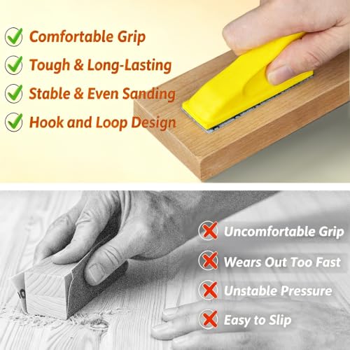 270 PCS Micro Sander, 80-1000 Grit Detail & Mini Sander Block