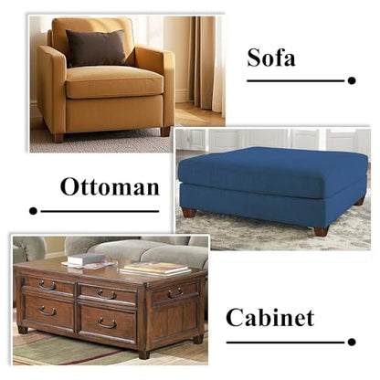 Wood Furniture Legs 3 inch Sofa Legs Pack of 4 Square Couch Legs Brown Mid-Century Modern Replacement Legs for Armchair Recliner Coffee Table Dresser - size: 3 inch (4pcs) Standard (With hanger bolt)