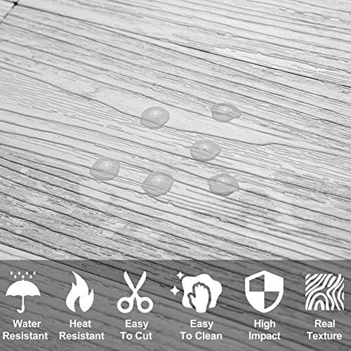 AULIGET 100 Piece Peel and Stick Backsplash PVC Tile, 3 Inch x 6 Inch White Birch Stick on Wall Tiles for Backsplash Kitchen, Bathroom, Laundry Room, Camper, Fireplace - color: White Birch