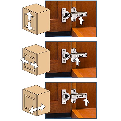 Salice 105° Silentia+ Soft-Close Hinges, Face Frame, 3/4'' Overlay
