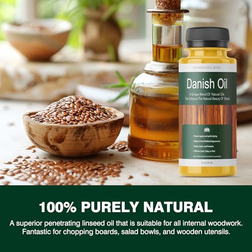 Pure Linseed Oil Wood - Linseed Oil for Wood Finishing - 5.3 oz - color: Light Yellow