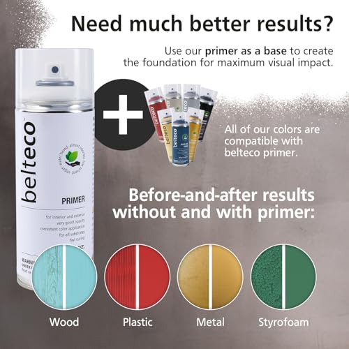 Primer Spray Paint | Water-based Spray Paint Primer - color: Primer White Matte, size: 11.29 Ounce (Pack of 1)