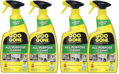 Goo Gone All-Purpose Cleaner - Removes Dirt, Grease, Grime and More - 32 Ounce - [4 Pack] - size: 32 Fl Oz (Pack of 4)