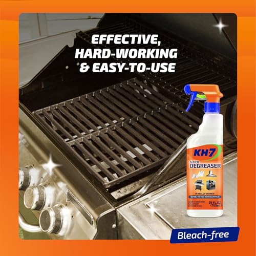 KH-7 Super Degreaser Multipurpose Cleaning Spray: The Heavy Duty All Purpose Cleaner for Your Home, Kitchen, Garage, Car & Laundry | Total Cleaner & Powerful Grease Remover, 26 oz - size: 26 Fl Oz (Pack of 1)