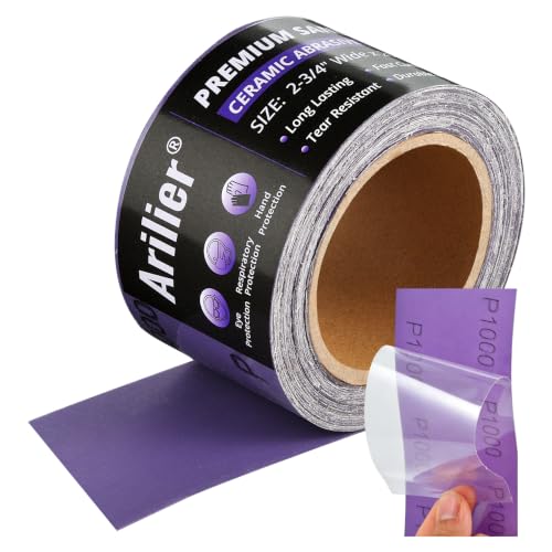 1000 Grit Purple Film Ceramic PSA Longboard Sandpaper 20 Yard Roll - size: 1000 Grit