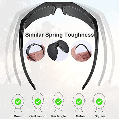 Safety Glasses for Men, Anti Scratch & UV Protection Work Glasses - color: 6pack-dark Grey