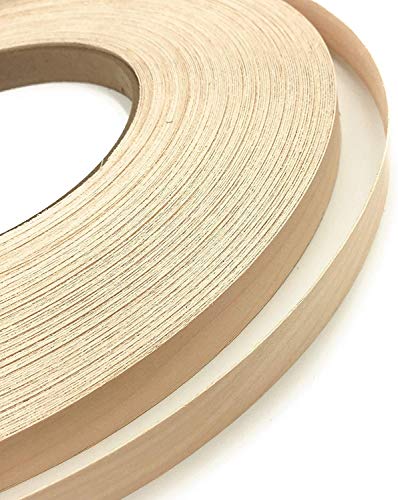 EDGE SUPPLY EASYEDGE Maple 3/4 inch X 10 ft roll of Plywood Edge Banding – Peel and Stick Strong Adhesive, Easy Application – Real Wood Veneer Edging for Furniture Restoration, Made in USA