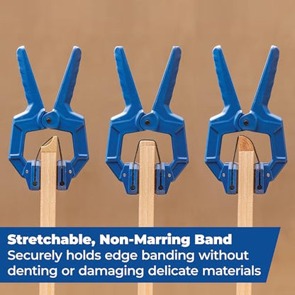 Kreg Edge Band Spring Clamp, Woodworking Clamp, Set of 4