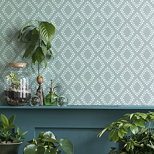 STENCILIT Diamonds Large Wall Stencil for Painting - 24x39in Stencil