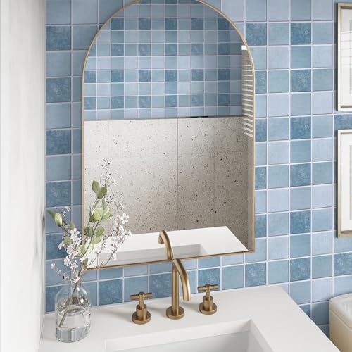 Commomy Matte 3D Peel and Stick Tile,10 Pcs 11.8"x11.8" Retro Blue - color: Retro Textured Blue
