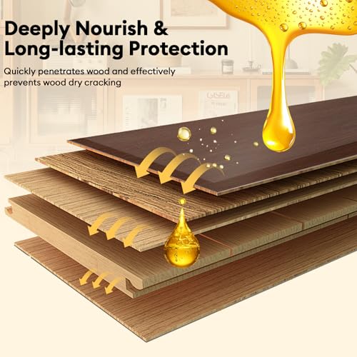 Beeswax Wood Polish for Furniture, Waterproof & Restorer Wood Wax