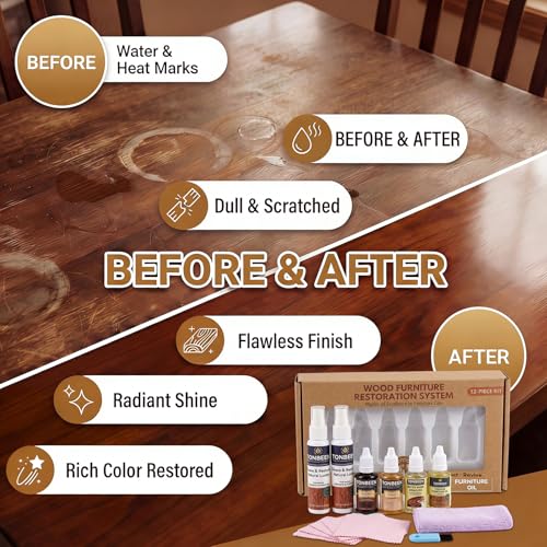 Wood Water Mark Remover-Furniture White Ring & Water Mark Removal Kit 12PCS - size: 27 PACK