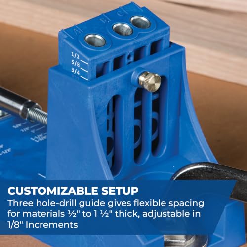 Kreg Pocket Hole Jig K4, Woodworking Tool, Durable & Convenient