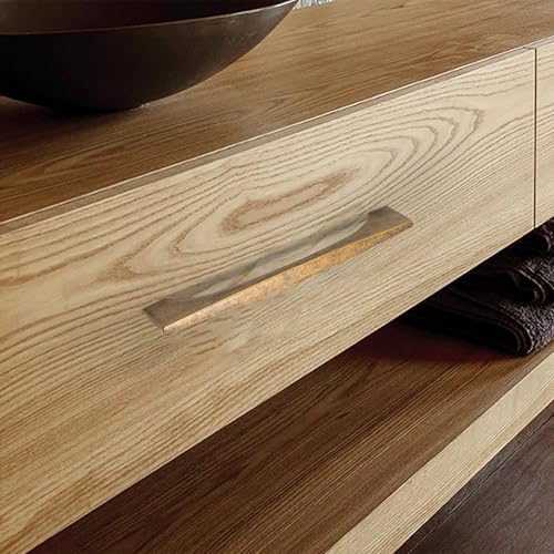 Asidrama 10 Pack 5 Inch(128mm) Antique Brass Kitchen Cabinet Handles, Cabinet Pulls Kitchen Cabinet Hardware for Cupboard Drawer Pulls - color: Antique Brass, size: 5" Hole Center