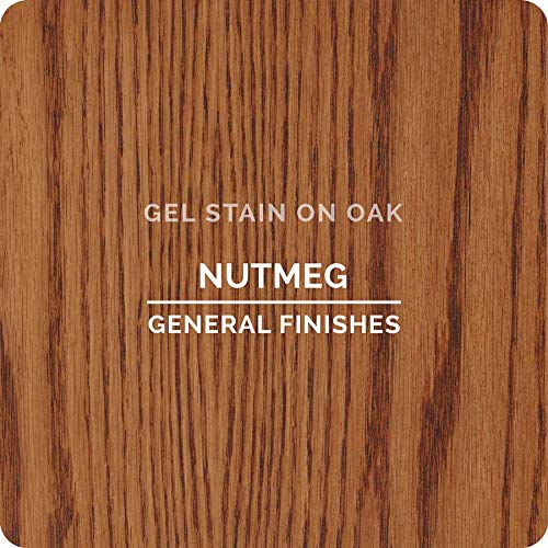 General Finishes Oil Base Gel Stain, 1 Quart, Nutmeg - color: Nutmeg, size: 1 Quart