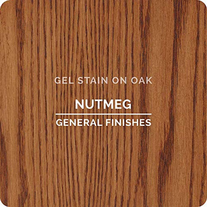 General Finishes Oil Base Gel Stain, 1 Pint, Nutmeg - color: Nutmeg, size: 1 Pint
