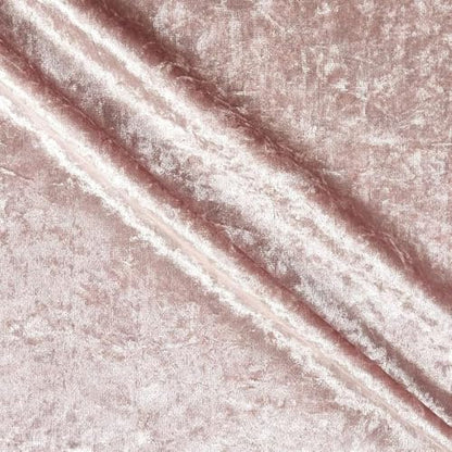 72" Shadow Crushed Velvet White, Fabric by the Yard - color: White, size: Cut by the Yard