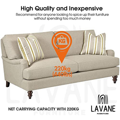 La Vane 8 inch Solid Wood Turned Furniture Legs with M8 Bolts,Walnut,4PCS - color: Walnut, size: 8"(20cm)