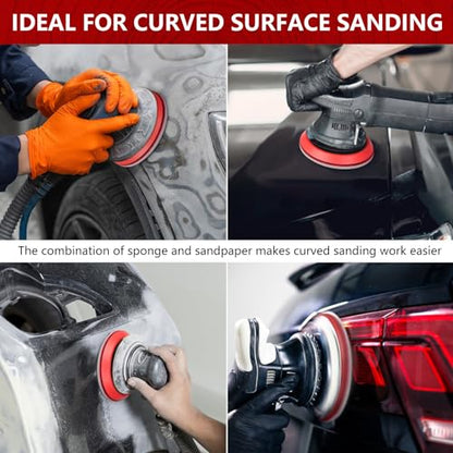 Shinboc 12 PCS 6 Inch Sanding Sponge 1200 Grit, Bowling Ball Sanding Pads - color: 1200grit, size: 6 Inch 12Pcs