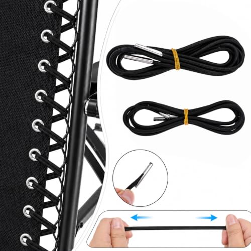 JIEYAO 8Pcs Universal Replacement Elastic Cords for Zero Gravity Chair