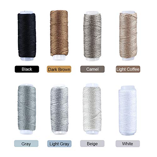 Upholstery Repair Kit 29-Pack Hand Sewing Needles,Thread,Tape Measure - color: Pack of 29