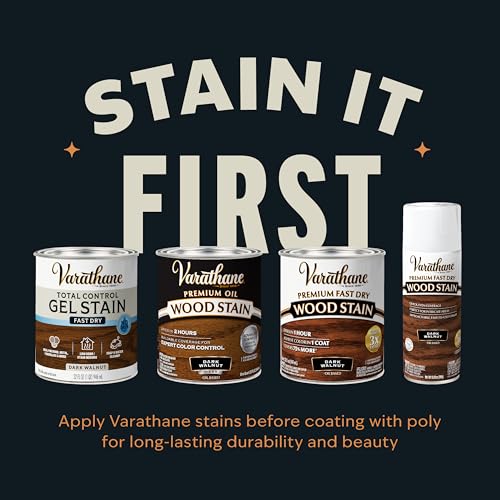 Varathane Gloss Interior Polyurethane - size: Half Pint (Pack of 1), style: Gloss