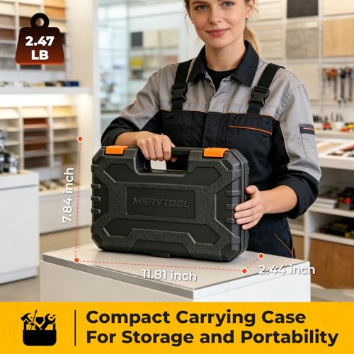 57 Piece Basic Tool Set, Home Repair Hand Tool Kit, General Household Tool Box, Portable Toolbox with Storage Case for Homeowner, DIY, Handyman, Women, Men - size: 57PCS