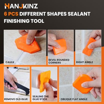 3 in 1 Silicone Caulking Tools, 12pack