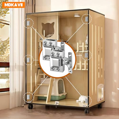 Glass Door Hinges,Soft Close,304 Steel for 5-8mm Thick Glass Door - color: Silver