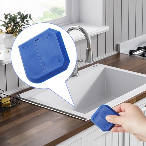 4 Pieces Silicone Caulking Tools Compatible with Sealant Grout Finishing Sealing Blue Caulk Tool Kit Caulking Finishing Tools