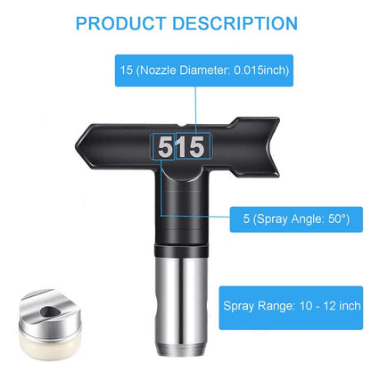515 Spray Tip Airless Paint Sprayer Tips Reversible Spray Nozzle Spray Tips