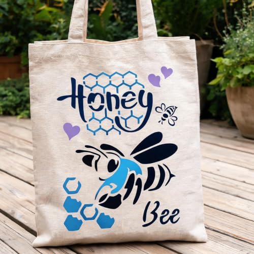 TIAMECH A4 Reusable Honey Bee Stencil for Painting - color: Honey Bee