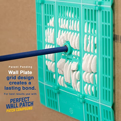 Wall Patch Repair Plate by SD Home, 1-Pack Drywall Backing Plates, 2-5” Hole Repair Patch, Easy & Quick DIY Patching