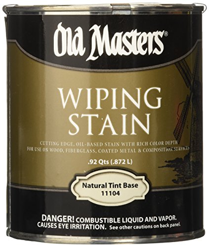 Old Masters 11104 WIP Stain, Neutral Tint Base - color: Neutral Tint Base, size: 1 Quart