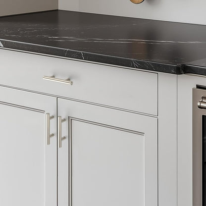 HOME EDIT Brushed Nickel Cabinet Handles, Drawer Pulls, 2-1/2 Inch, 30 Pack - color: Brushed Nickel, size: 2-1/2 Inch Hole Center