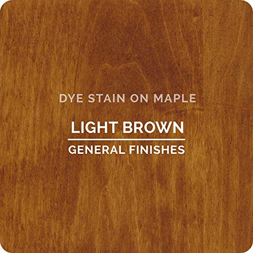 General Finishes Water Based Dye, 1 Gallon, Light Brown - color: Light Brown, size: 1 Gallon