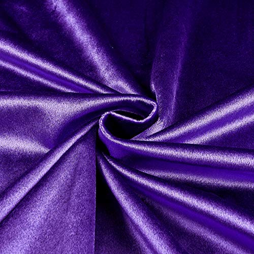 Royal Velvet Purple, Fabric by the Yard - color: Purple