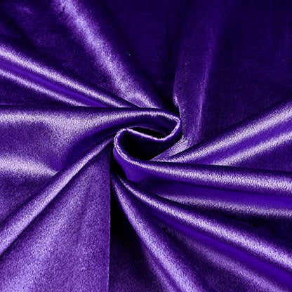 Royal Velvet Purple, Fabric by the Yard - color: Purple