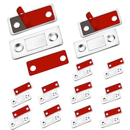 Cabinet Magnetic Catch 12 Pack Ultra Thin Cabinet Door Magnetic Catch for Drawer Magnet Adhesive Cabinet Latch Magnetic Closures for Sliding Door Closure Kitchen Closet Closer - style: 12 Pack