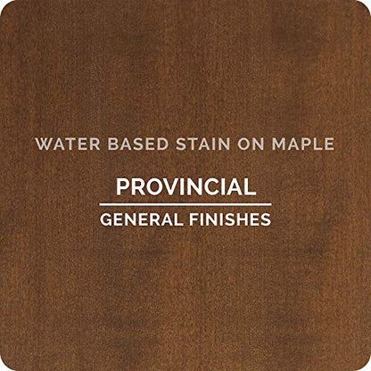 General Finishes Water Based Wood Stain, 1 Pint, Provincial - color: Provincial, size: 1 Pint